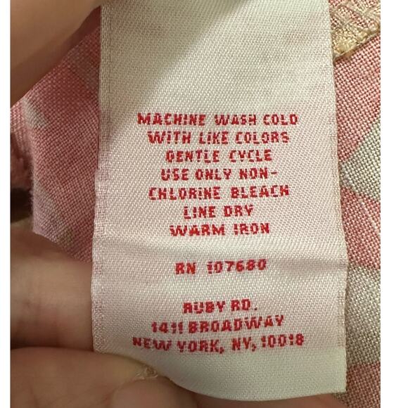 Ruby Rd. Pink orange purple crop buttoned jacket size 6P - Picture 4 of 11